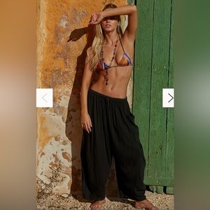 Free people Quinn pants in black